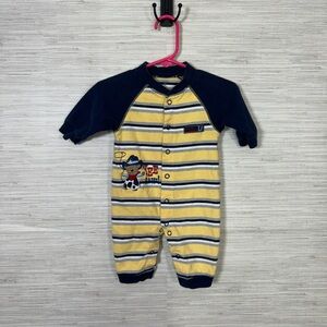 Striped Western Kids One Piece